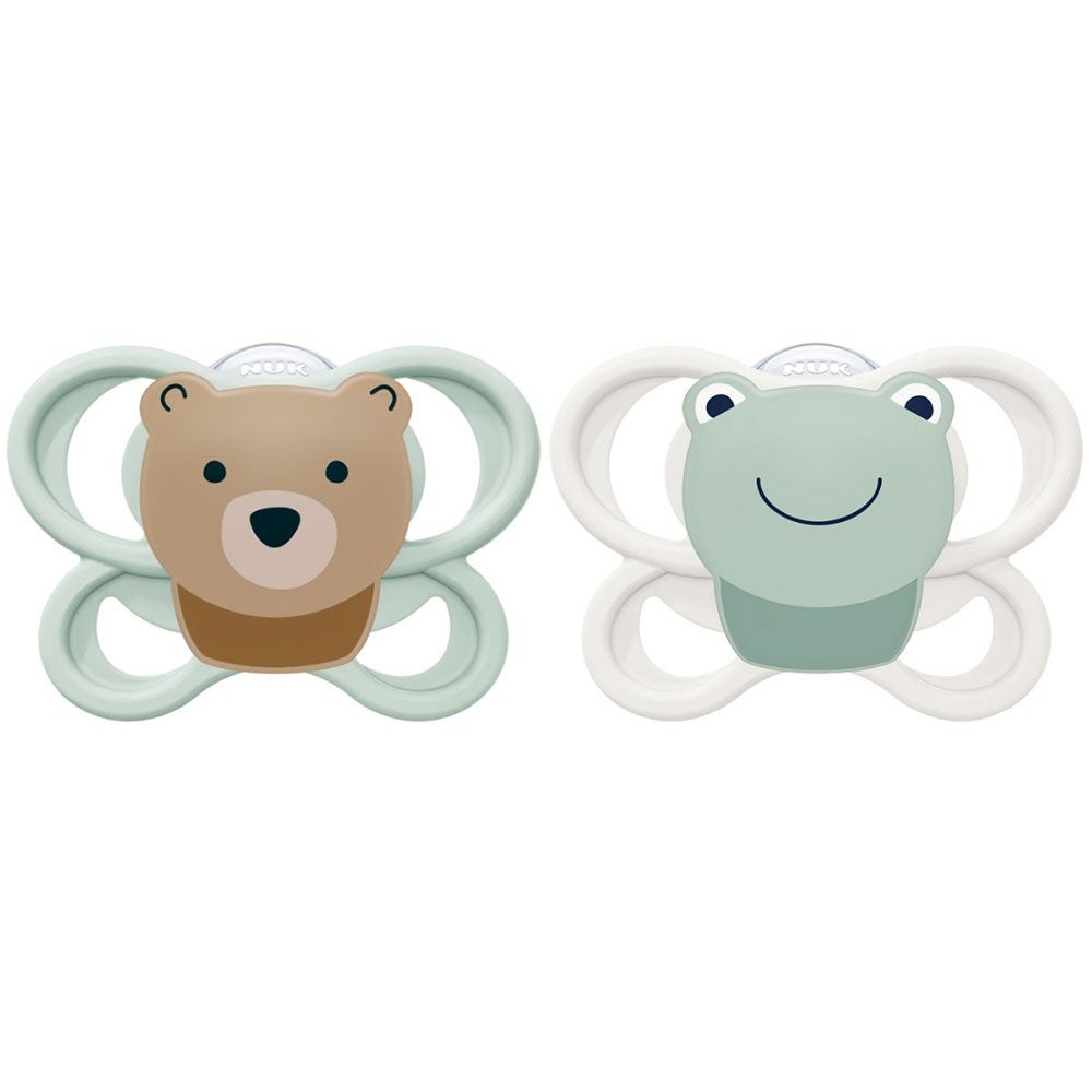 NUK Smokk Perfect Match Air Bear/Frog 0-6 mnd.