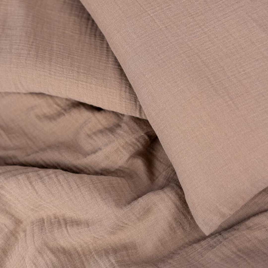 Ng Baby dynetrekk Voksen/Junior Muslin Brun