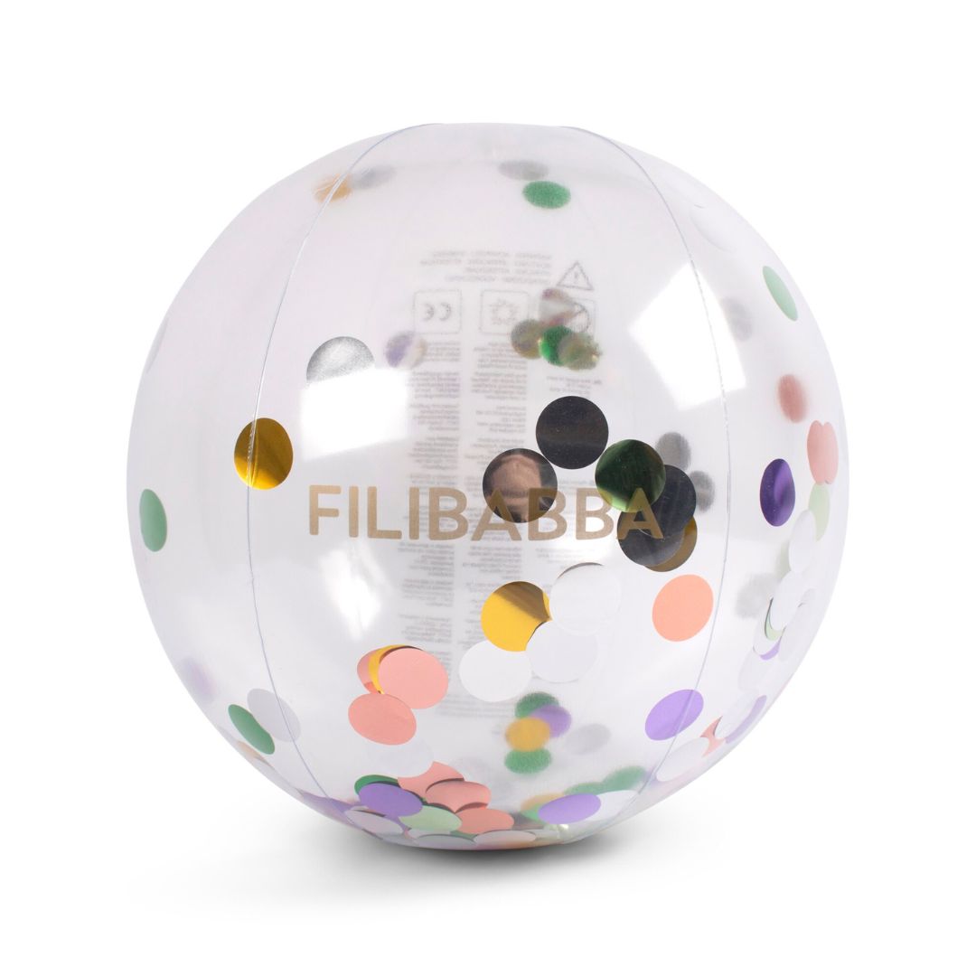 Filibabba Beach Ball Alfie - Glitter badeball