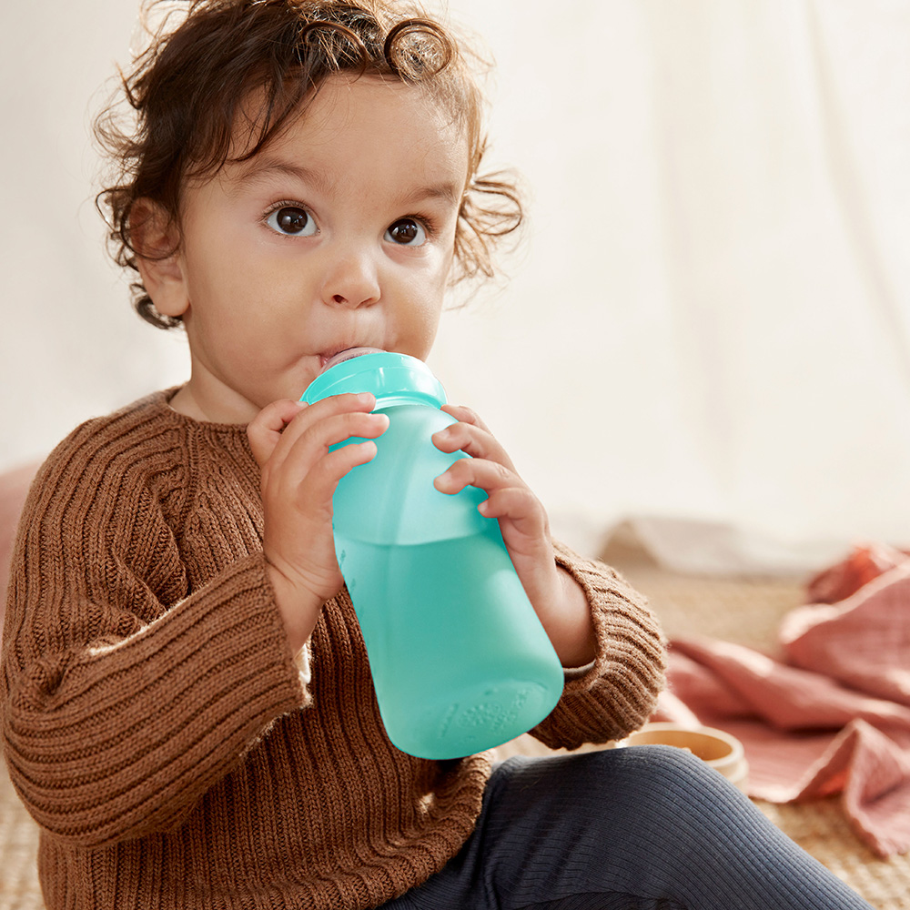  Everyday Baby tåteflaske med varmeføler Healthy + 240 ml - Turquoise