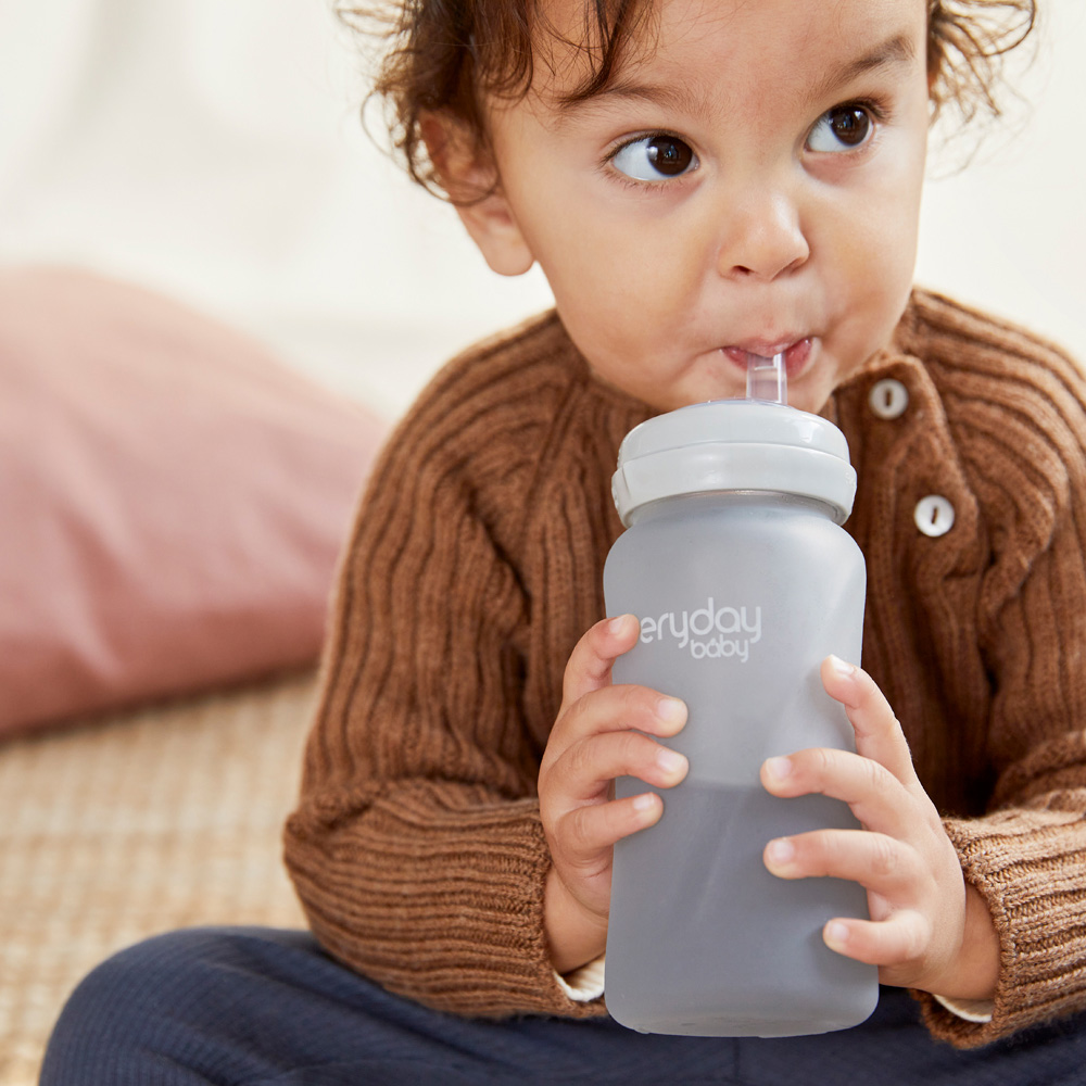 Everyday Baby tåteflaske Healthy + 150 ml - Quiet Grey