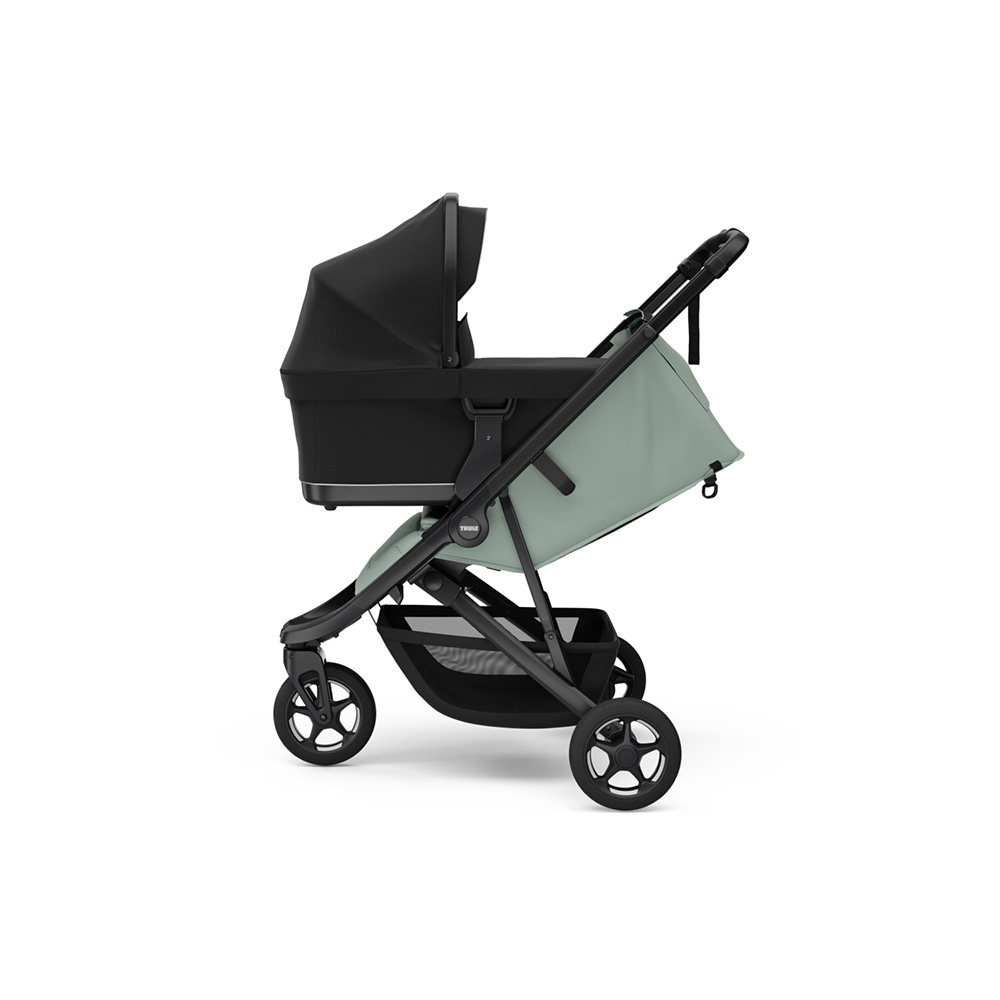 Thule Spring 2 Barnevogn Mist Green on Black