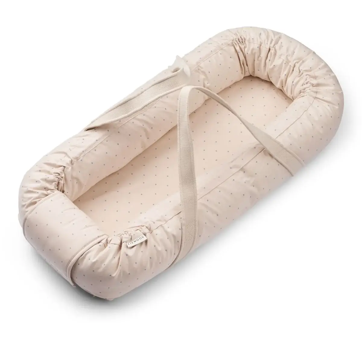 Liewood gro Babynest stjerne / sand