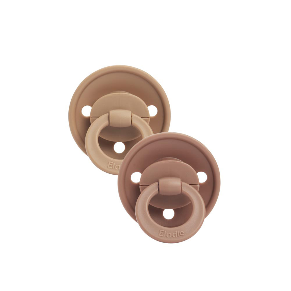 Elodie Binky Bundle naturgummi - myk terrakotta