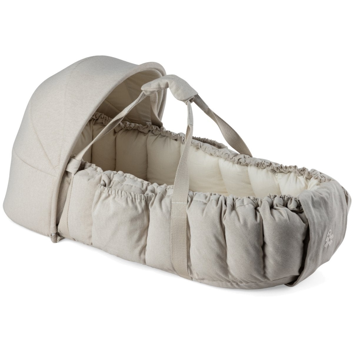 Sebra Babynest 3-i-1 med kalesje morning beige melange