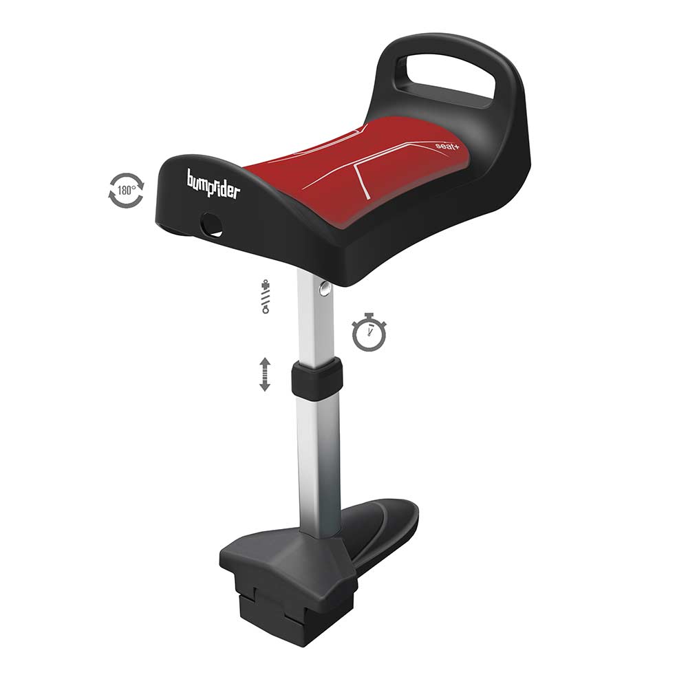 Bumprider Seat+ sete for ståbrett Rød