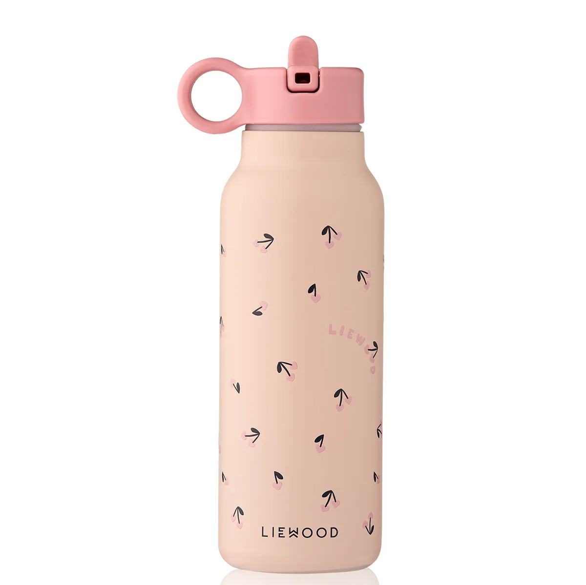 Liewood Falk vannflaske 350 ml Mini Cherry heart / Rosey