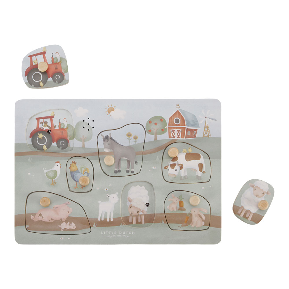 Little Dutch Lydpuslespill i Tre – Little Farm