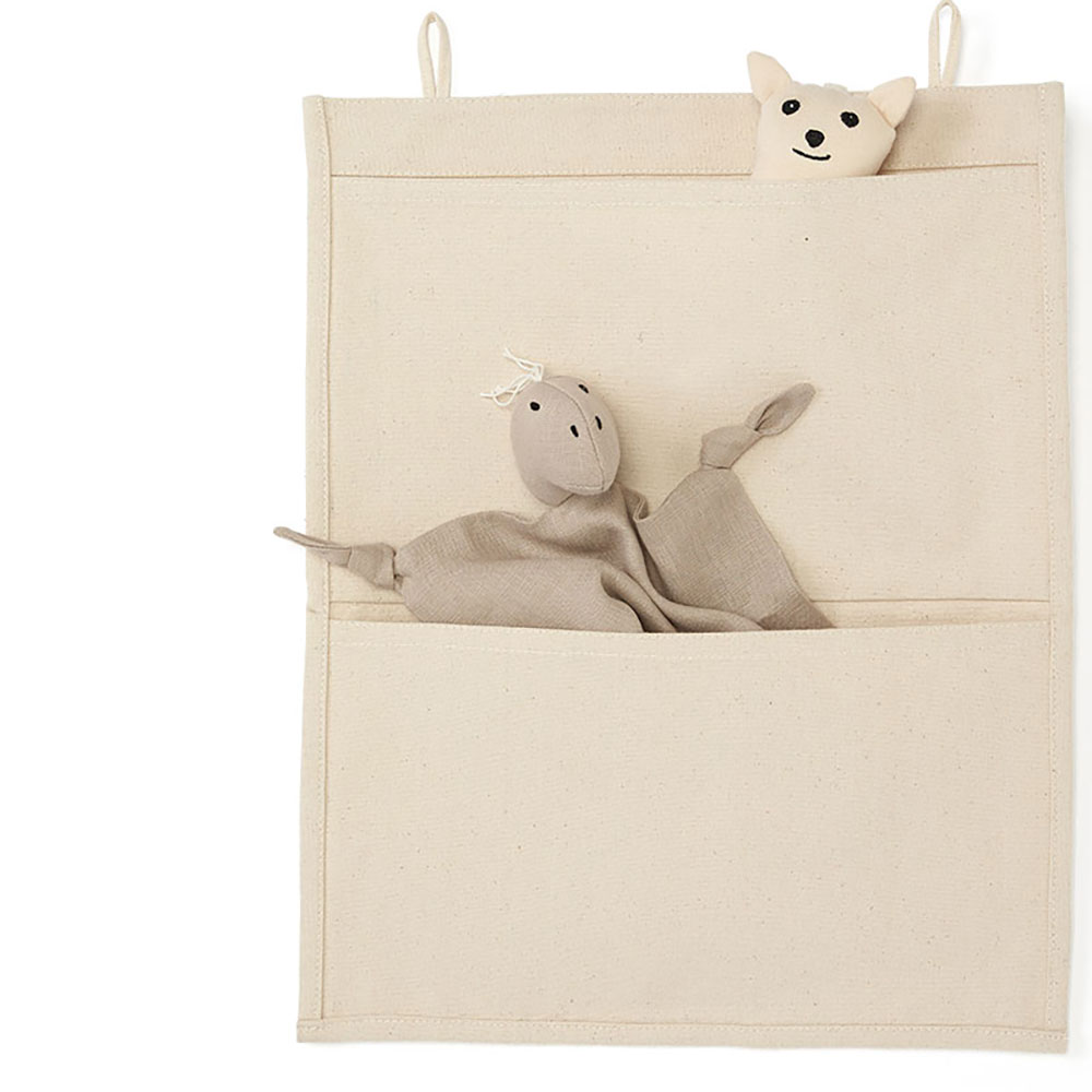 Kids Concept Hengende oppbevaringstekstil naturhvit