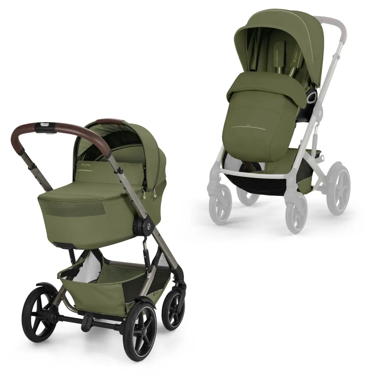 Cybex Talos S Lux liggedel Moss Green