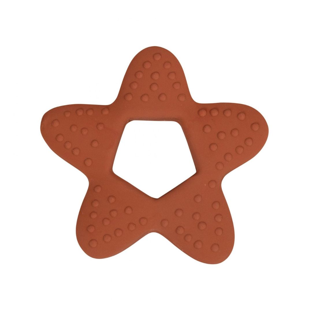 Filibabba Bittring - Star naturgummi - rust