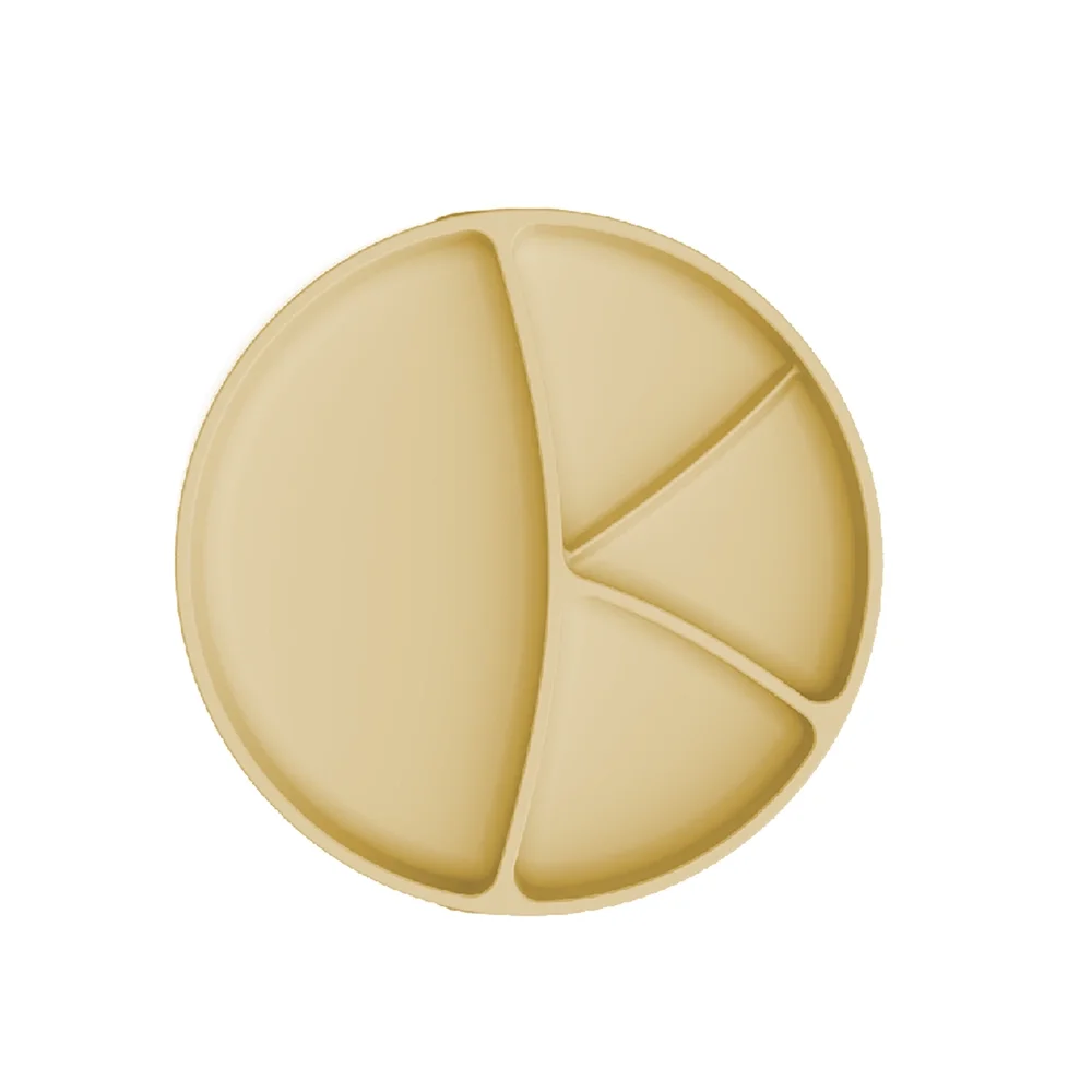 Everyday Baby Silikonplate med sugekopp Soft Yellow
