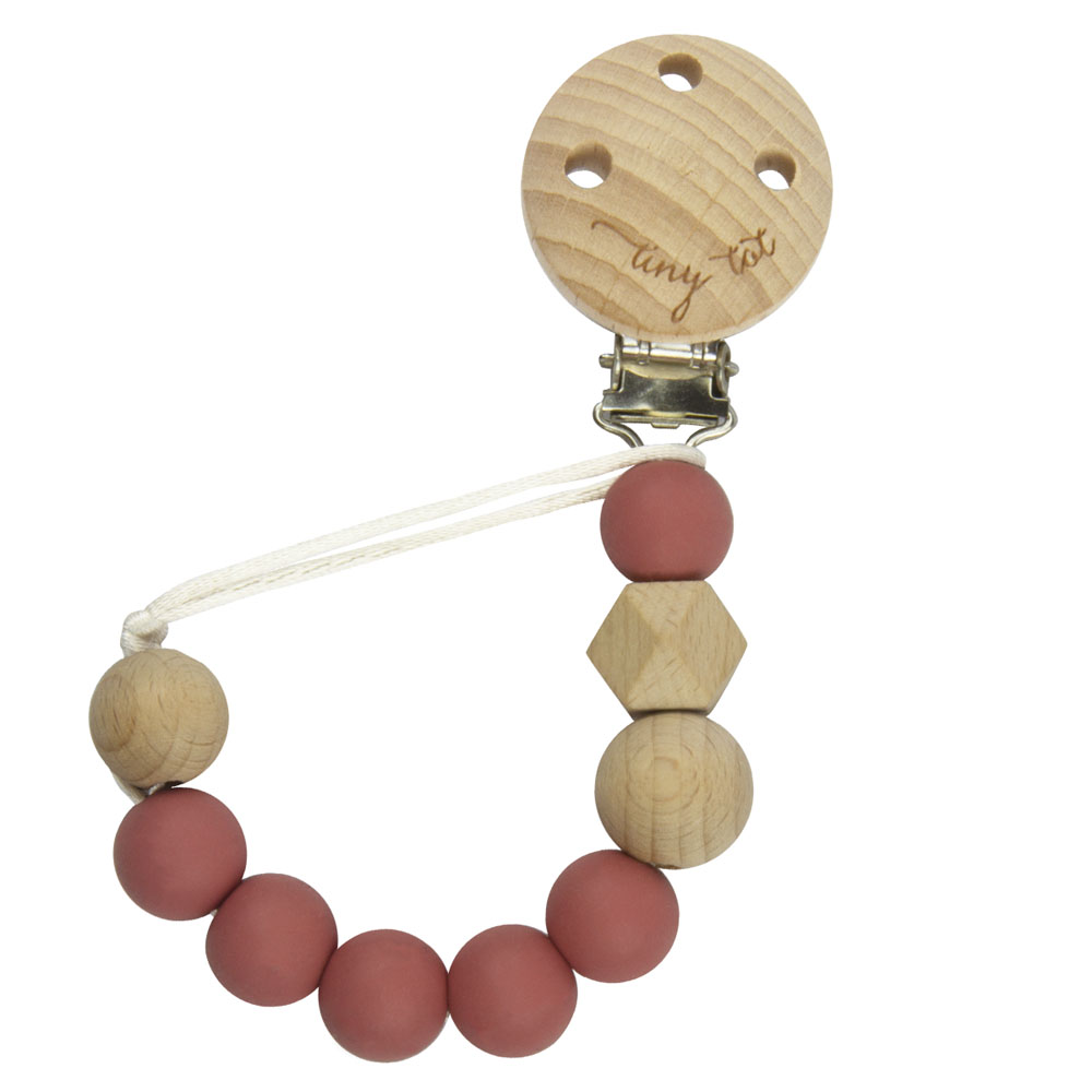Tiny Tot smokkholder Nordic Love Chestnut