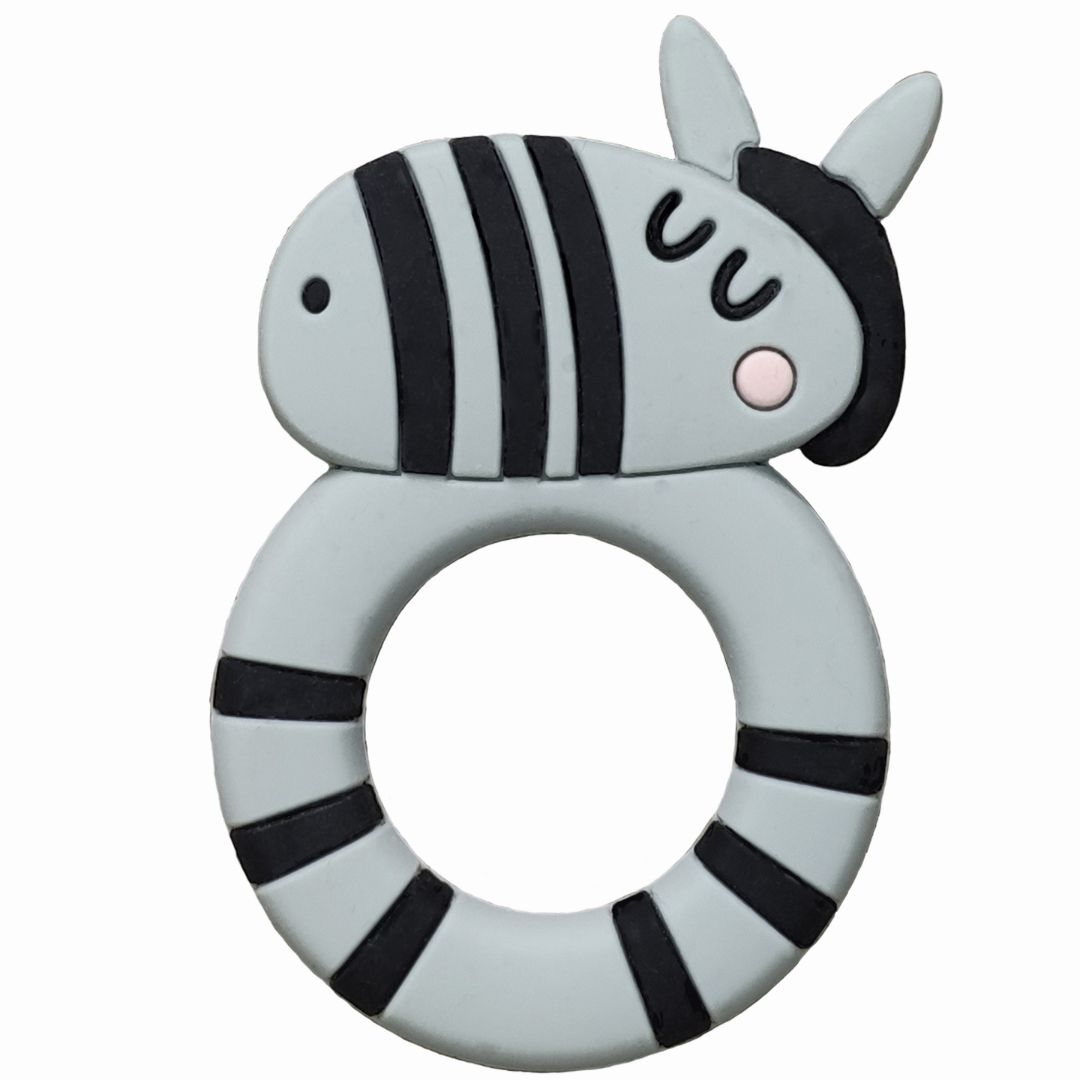 Rätt Start Silikon Tannleketøy, Zebra
