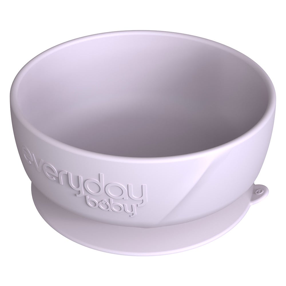 Silikonskål med sugekopp til hverdagsbruk, Light Lavender