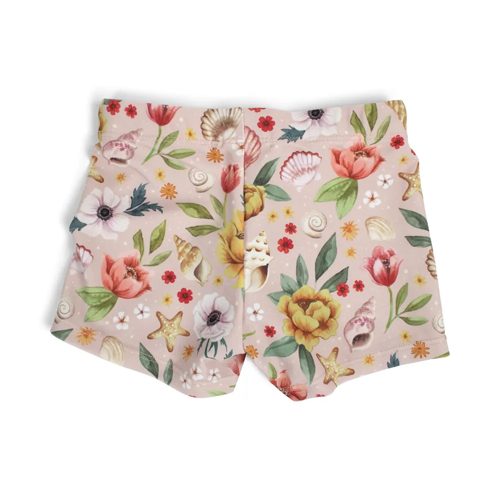 Filibabba Orla Badeshorts 3-4 år - Ocean Blossom