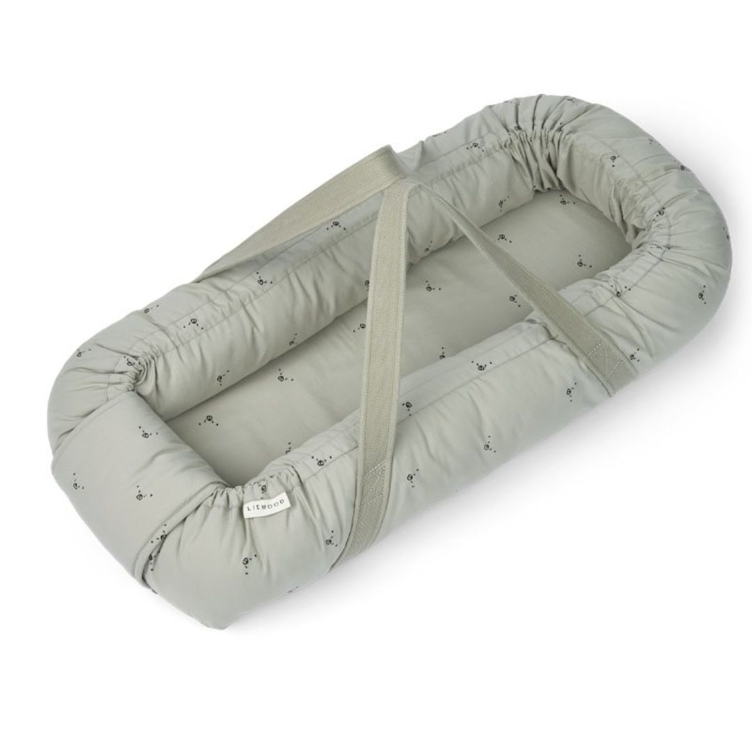 Liewood Gro babynest Teddy / Due blå