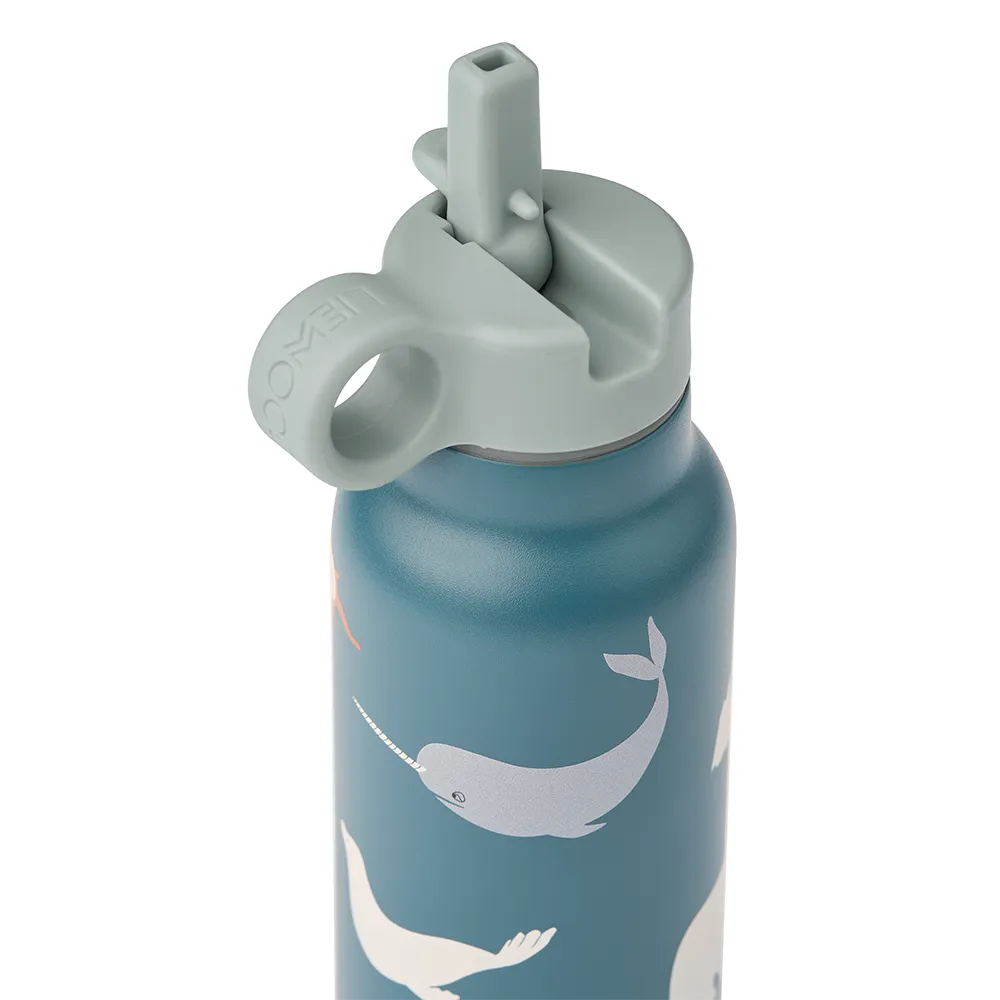 Liewood Falk vannflaske 350 ml Arctic Sea/ Ocean view