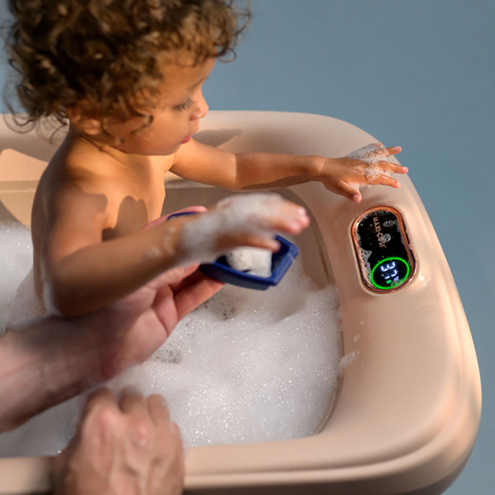 Maxi-Cosi Indigo Plus badebalje + nyfødtinnlegg Sage Green