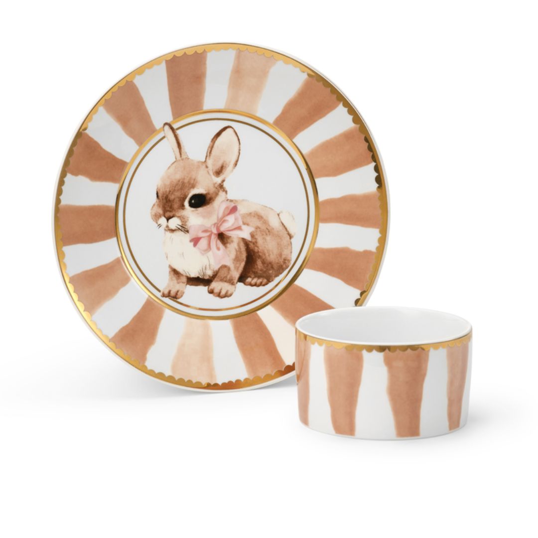 Elodie Porslin mattesett Bunny Darling