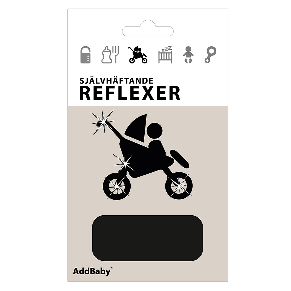 Addbaby Reflekslapper Svart