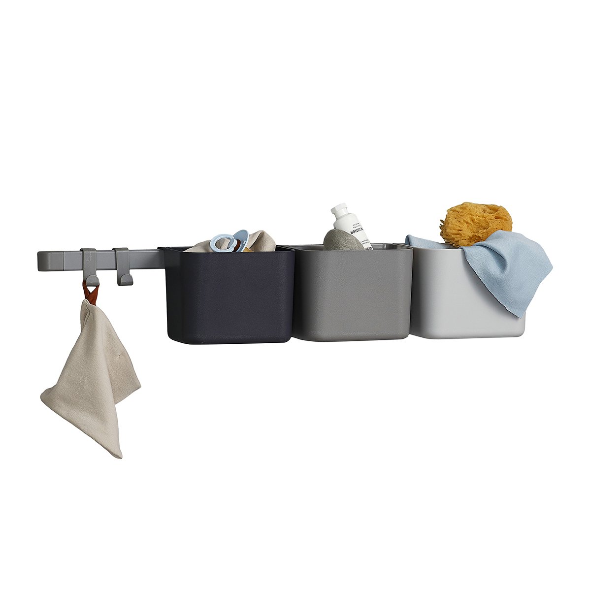 Leander Storage 3-pakning Long Dusty grey