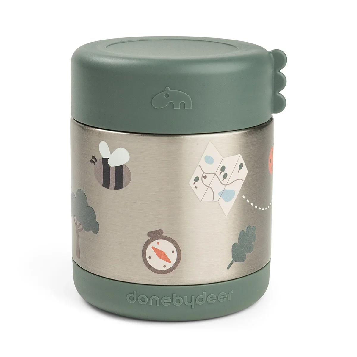 Done by Deer isolert matbeholder Tiny Trails grønn 300 ml