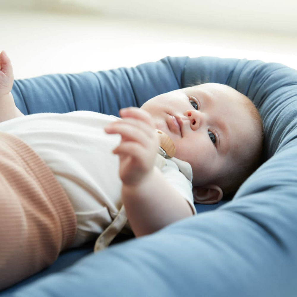 Filibabba Baby Nest - Kapok Muddly blå