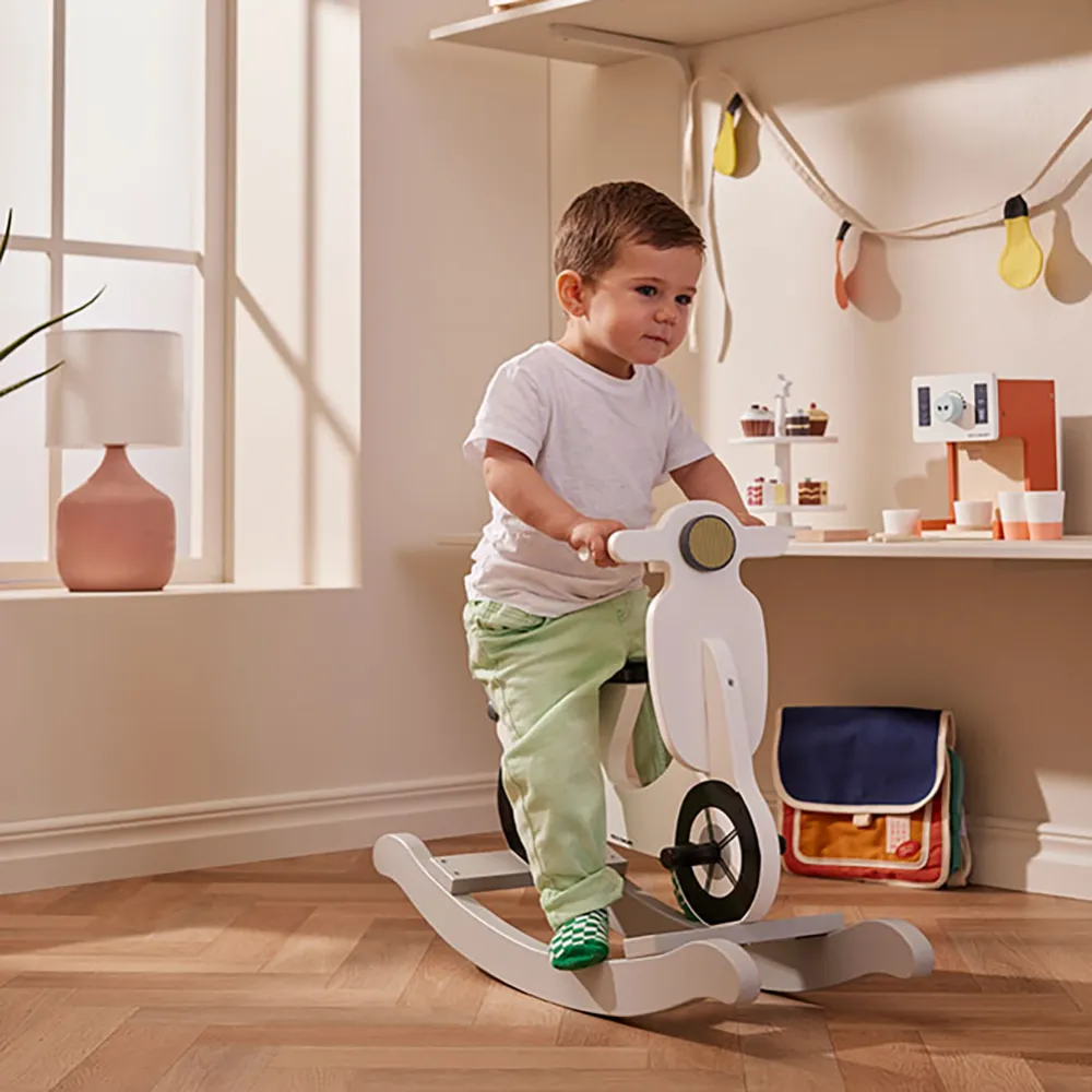 Kids Concept Gyngesparkesykkel hvit