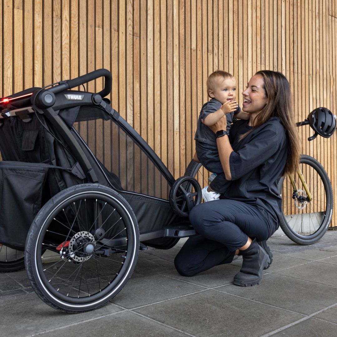Thule Chariot Sport 2 dobbel svart Gen3