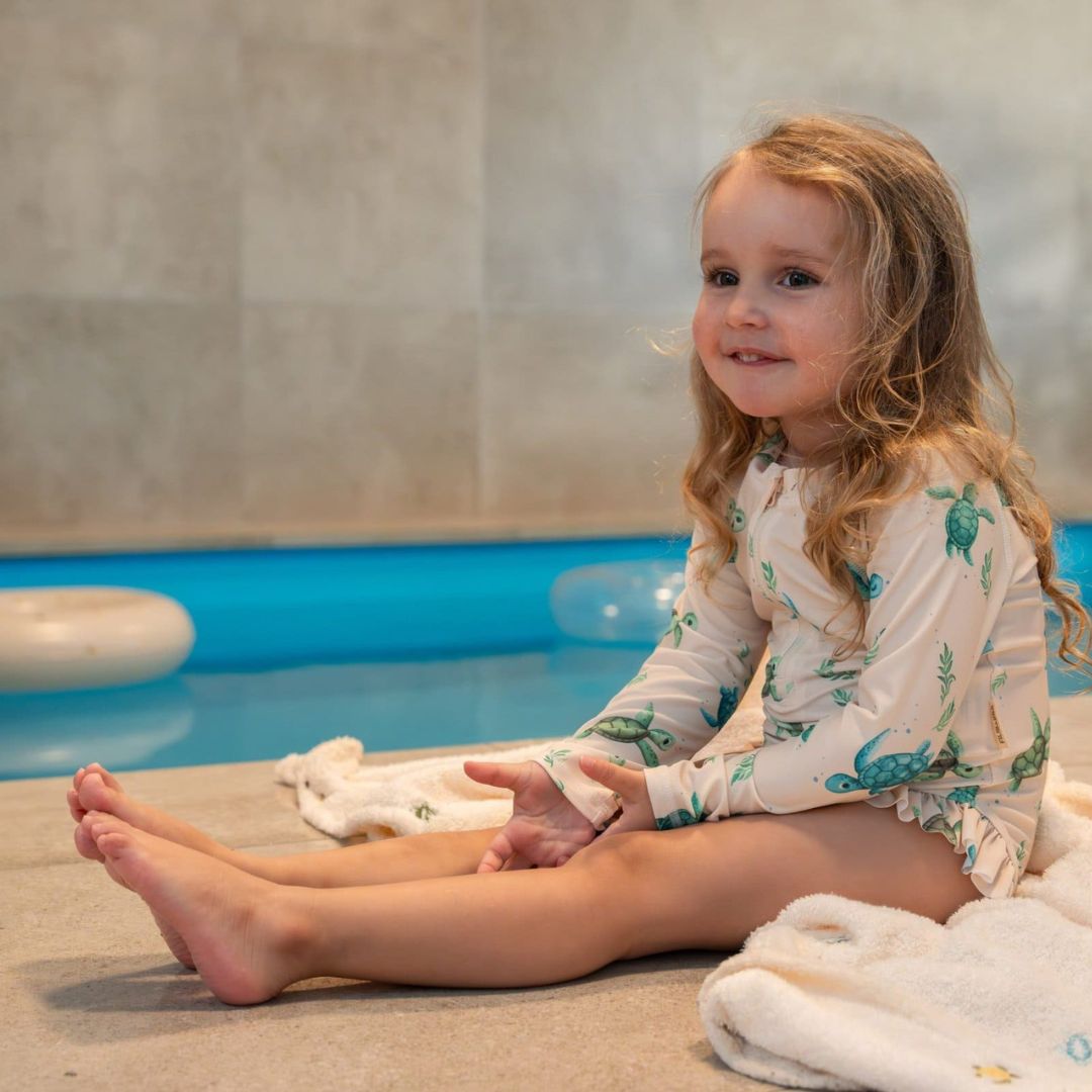 Filibabba Vilje UV-badedrakt 1-2 år Første svømmetur