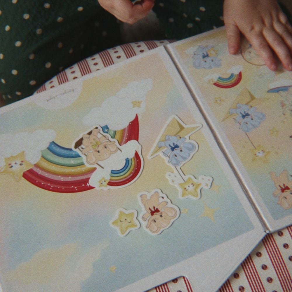 Konges Sløjd My Sticker World Multi Regnbue