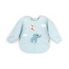 Utført av Deer Bib med ermet Playground Blue