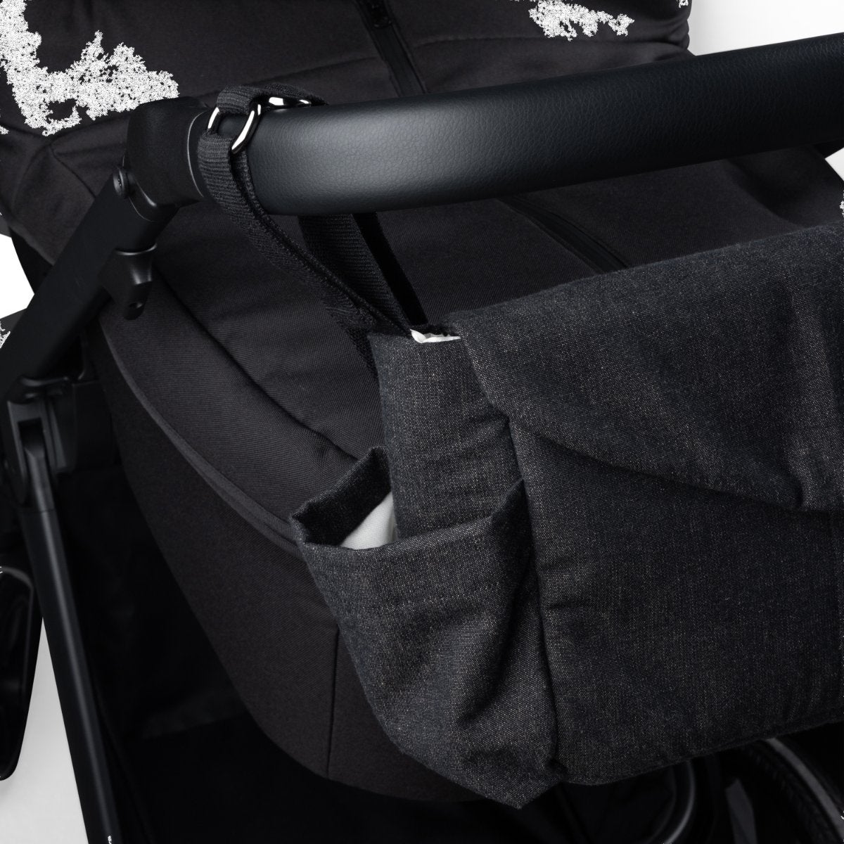 Sebra On-the-go mini stellebag dark grey melange