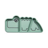 Done by Deer tallrik silikon snacktallerken Croco green