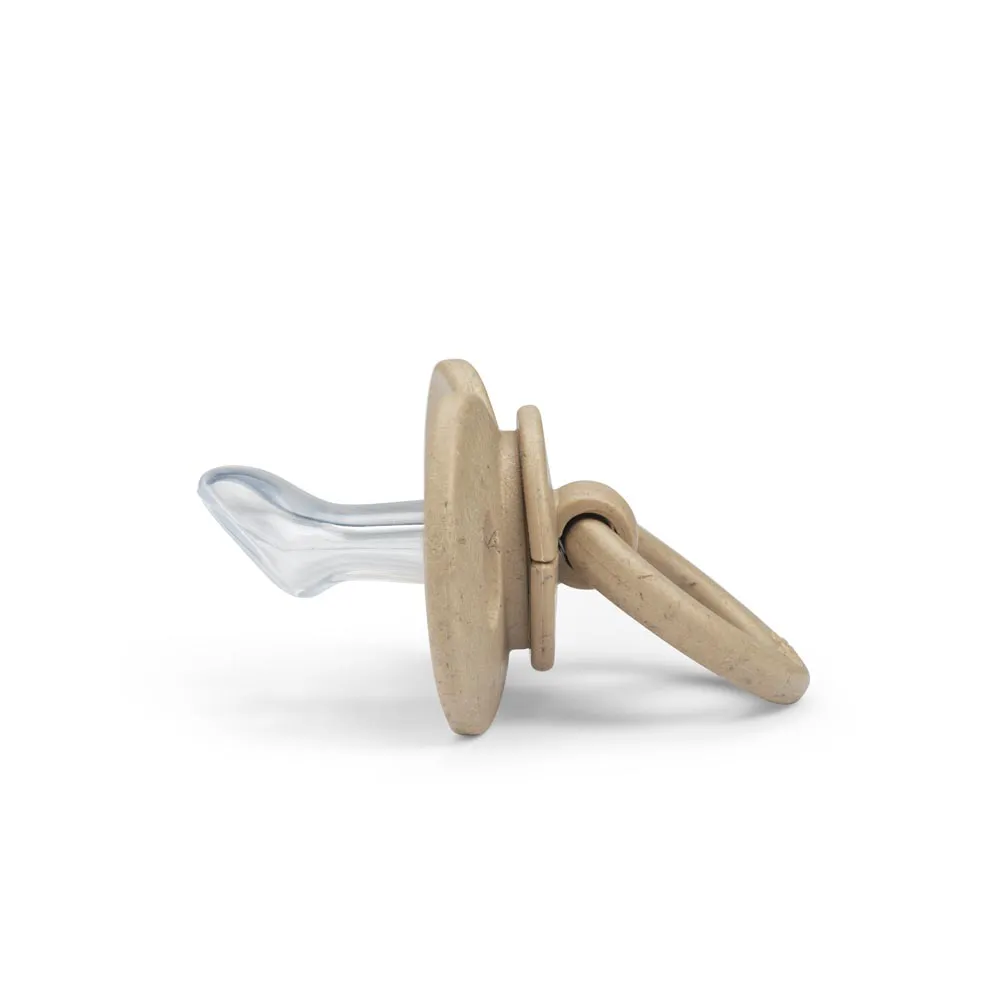 Elodie Bamboo smokk for nyfødte Pure Khaki - Silikon