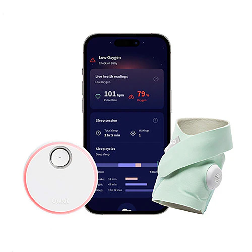 Owlet Dream Sock babymonitor mint