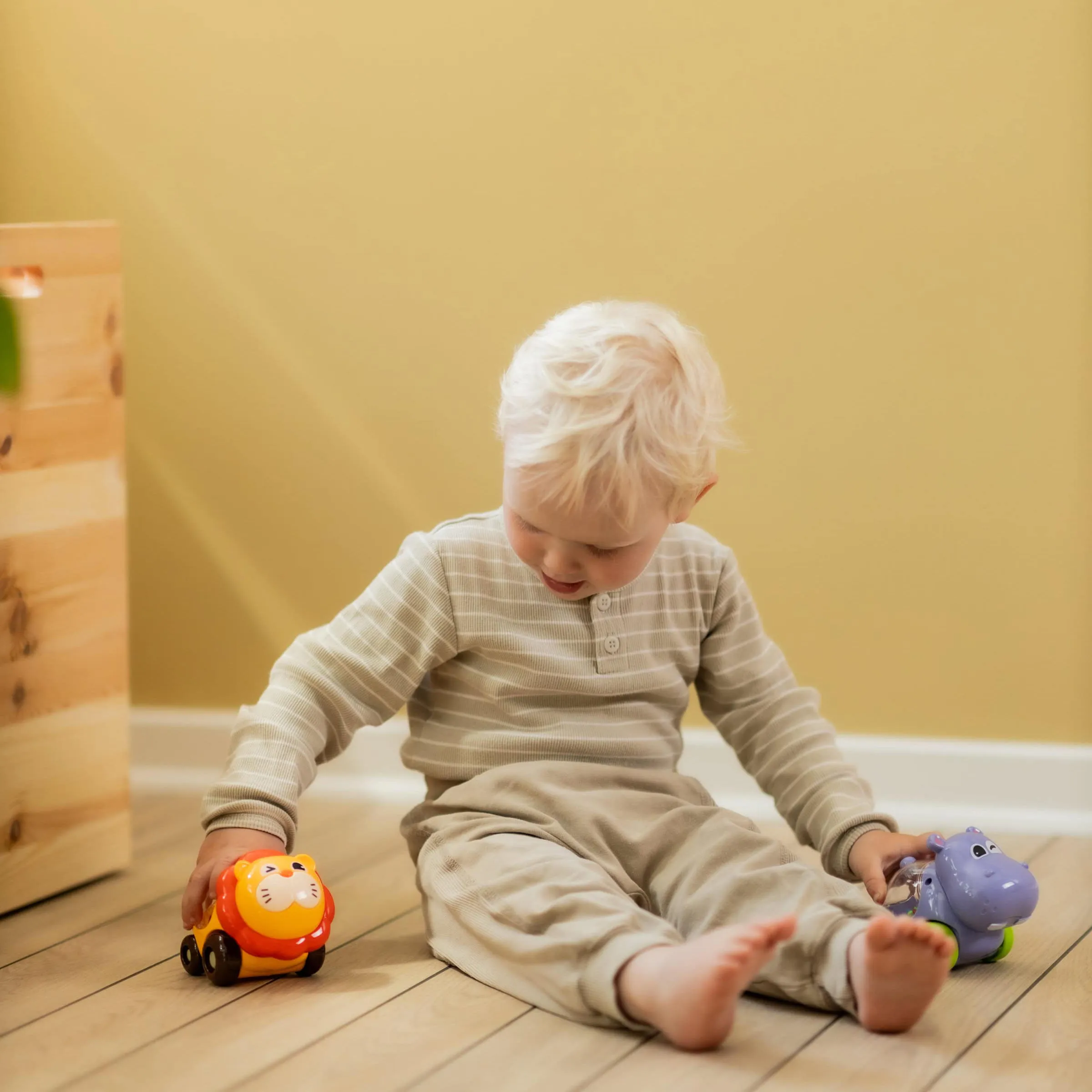  Scandinavian Baby lekebil konfetti løve