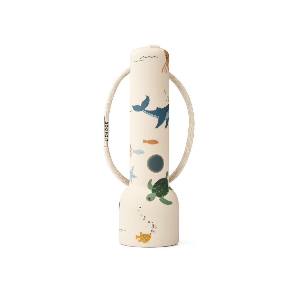 Liewood Gry-trykt lommelykt Sea creature / Sandy 1032