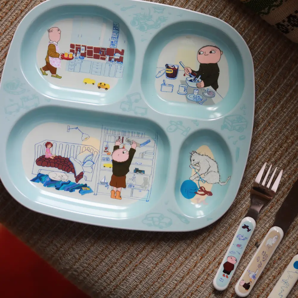 Rätt Start Alfons Åberg-tallerken med rom