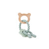 Teddykompaniet Bitering i silikon & tre lindgrønn