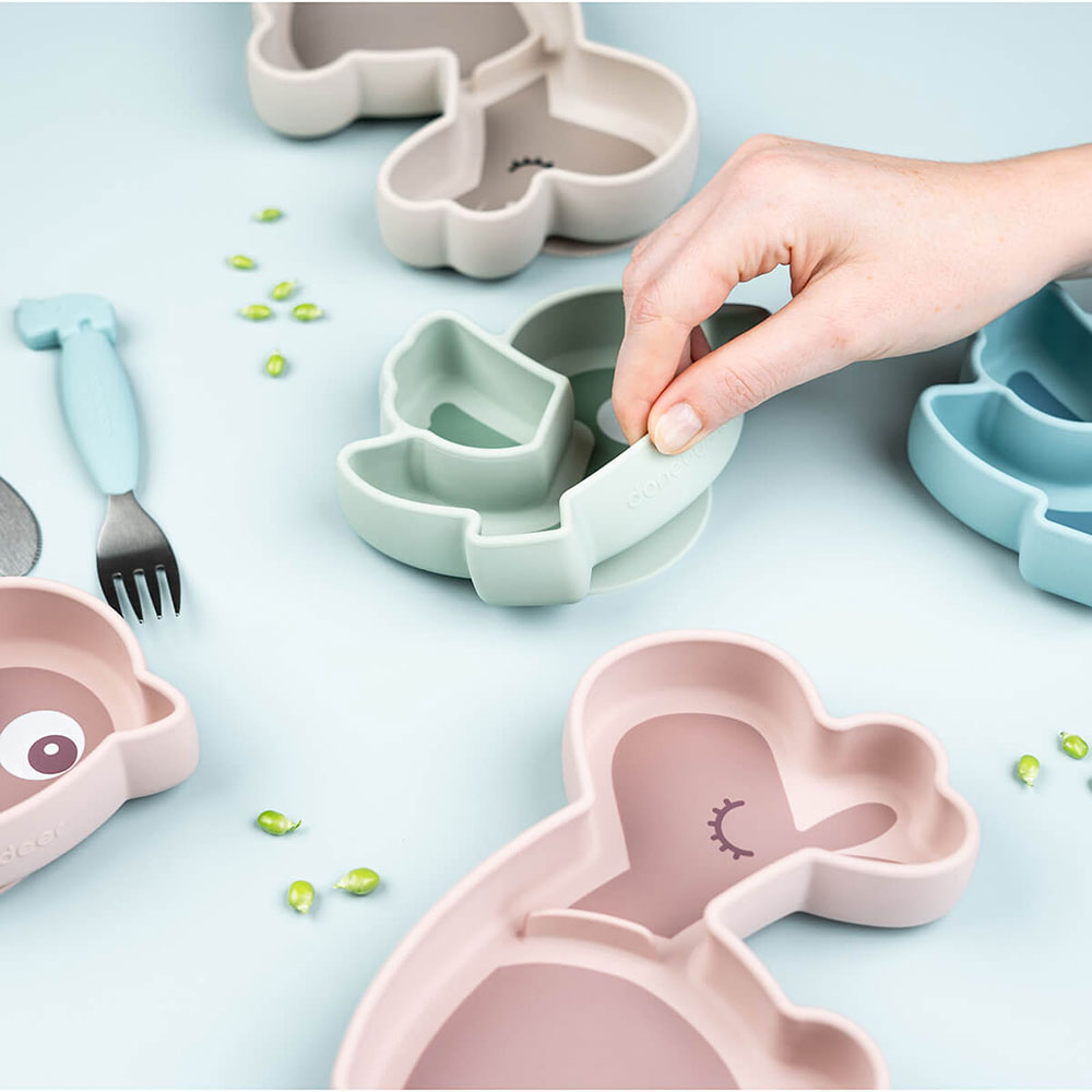 Utført av Deer Stick&Stay snackplate Birdee Powder