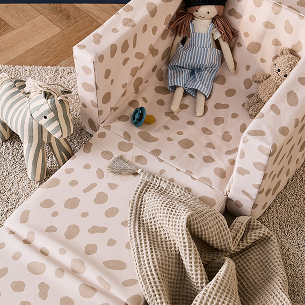 Kids Concept lenestol sammenleggbar med prikk