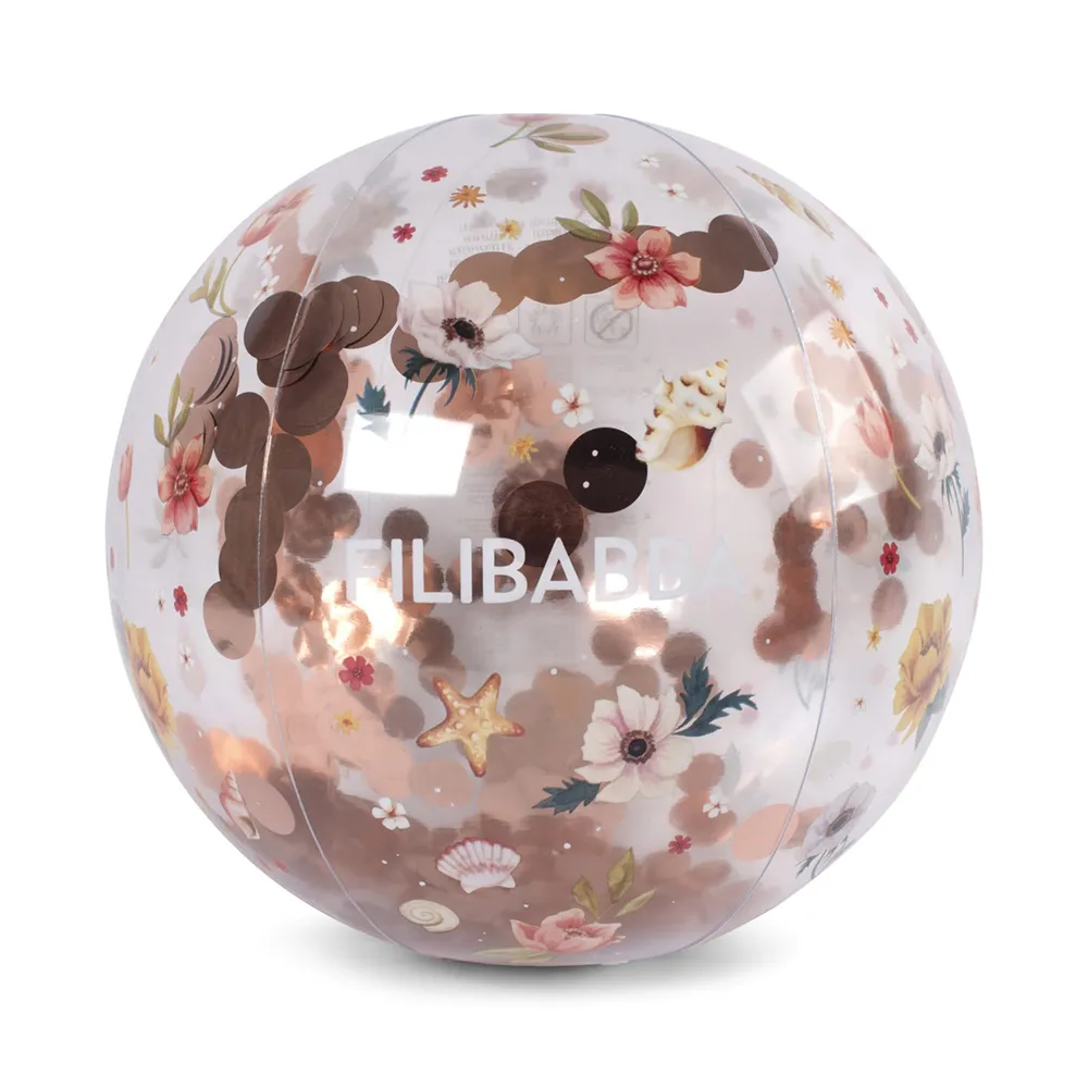 Filibabba Strandball Alfie - Ocean Blossom Confetti