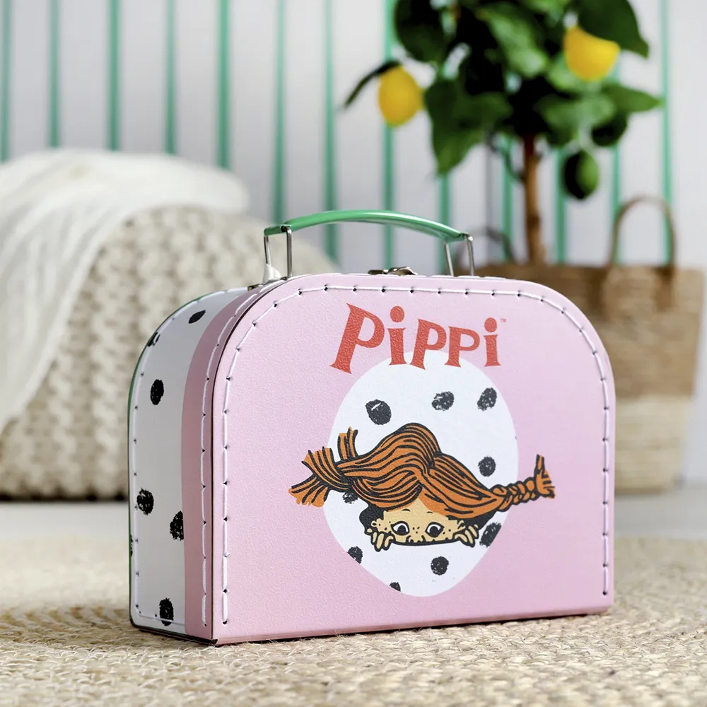 Pippi Reiseveske, 20 cm, Rosa