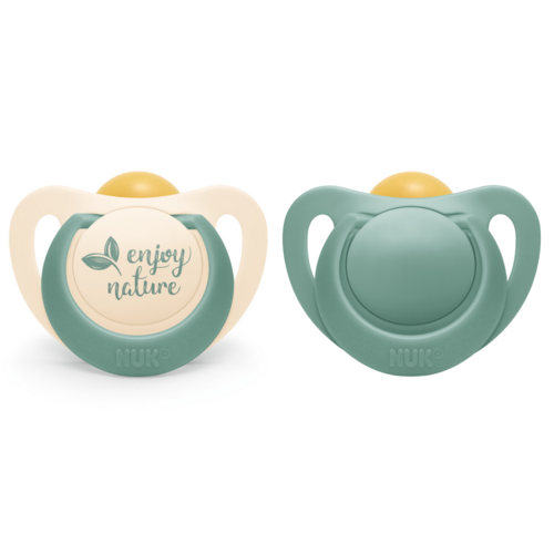 NUK for Nature smokk latex 6-18m Grønn