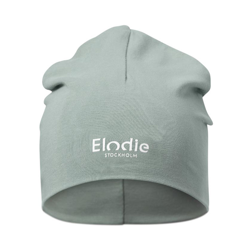 Elodie bomullshette Logo Pebble Green 1-2y