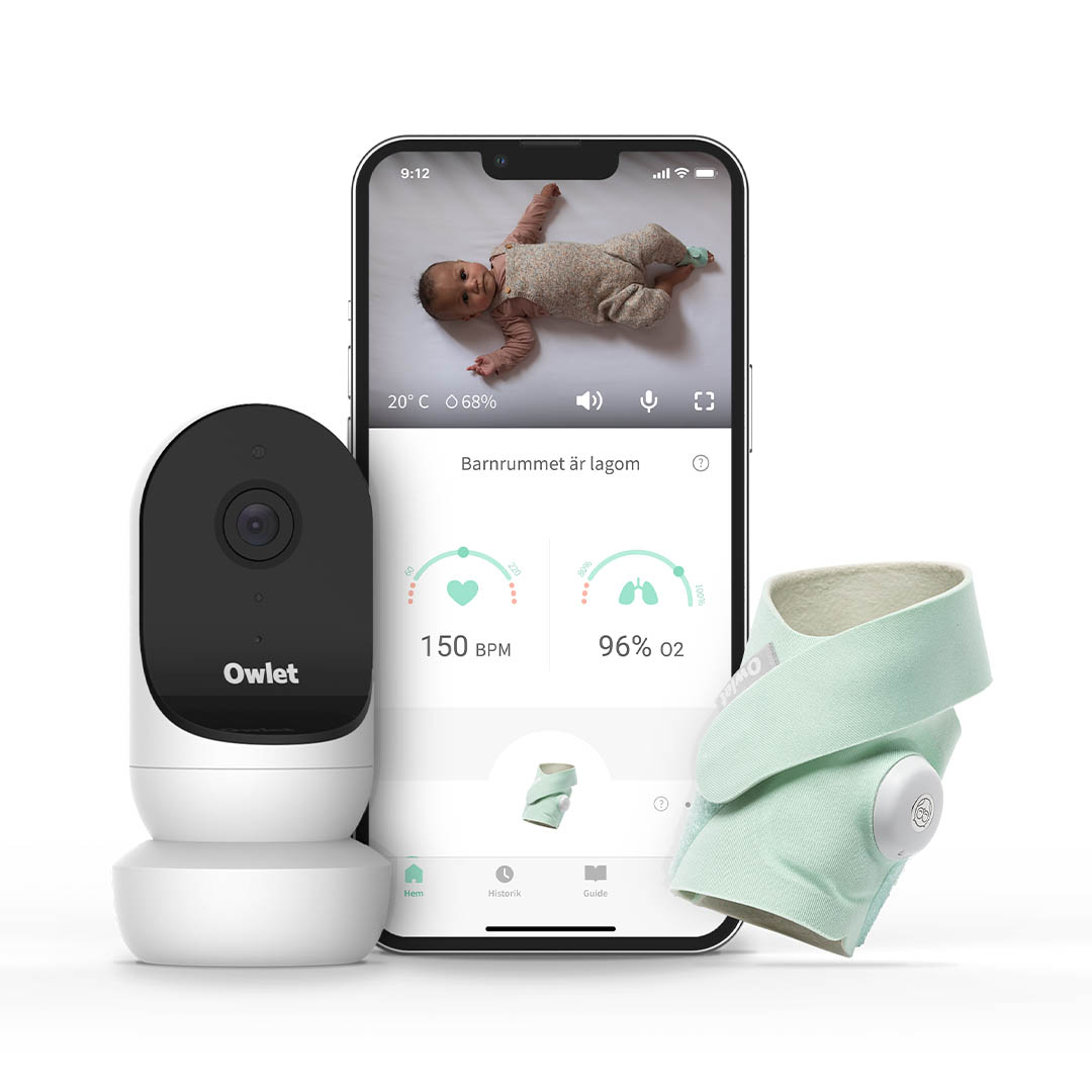 Owlet Monitor Duo 3 Plus Cam 2 Mint babymonitor