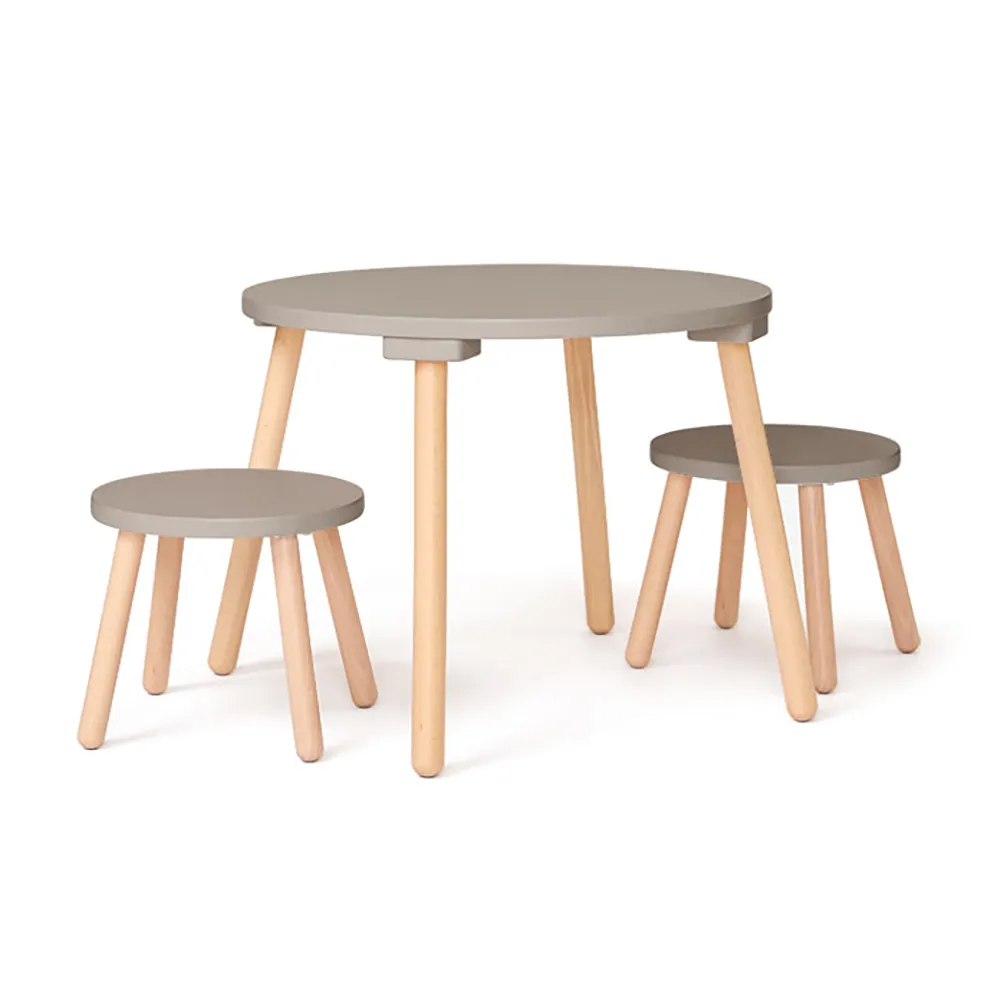 Kids Concept Bord og krakker lysebrunt