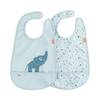 Done by Deer bib 2-pakning Deer friends Elphee Blue